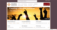 Desktop Screenshot of mindfuluniverse.com